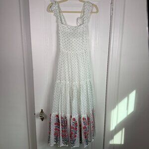 OLIPHANTDESIGN Ruffle Cross Back Midi